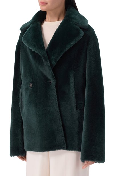 Двусторонняя дубленка KITON зеленого цвета по цене 820500 руб., арт. D58673K0546F05, фото 3 Двусторонняя дубленка KITON, арт. D58673K0546F05, фото 3