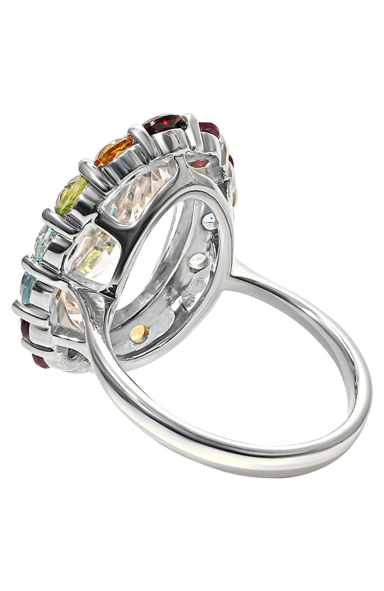 Женское кольцо SECRETS JEWELRY серебряного цвета, арт. РКХОС00310 | Фото 3 (Нос: Не проставлено; Региональные ограничения белый список (Axapta Mercury): Не проставлено; Материал: Камень, Серебро)
