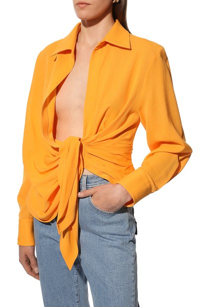 Блузка из вискозы JACQUEMUS, арт. 213SH002-1004, фото 3
