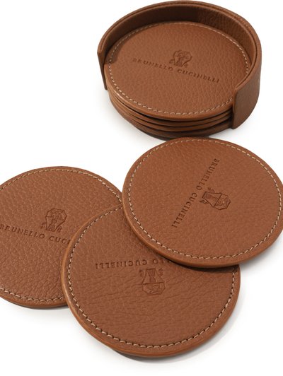 Набор из шести подставок под стаканы BRUNELLO CUCINELLI, арт. MLZALXSETB, фото 4