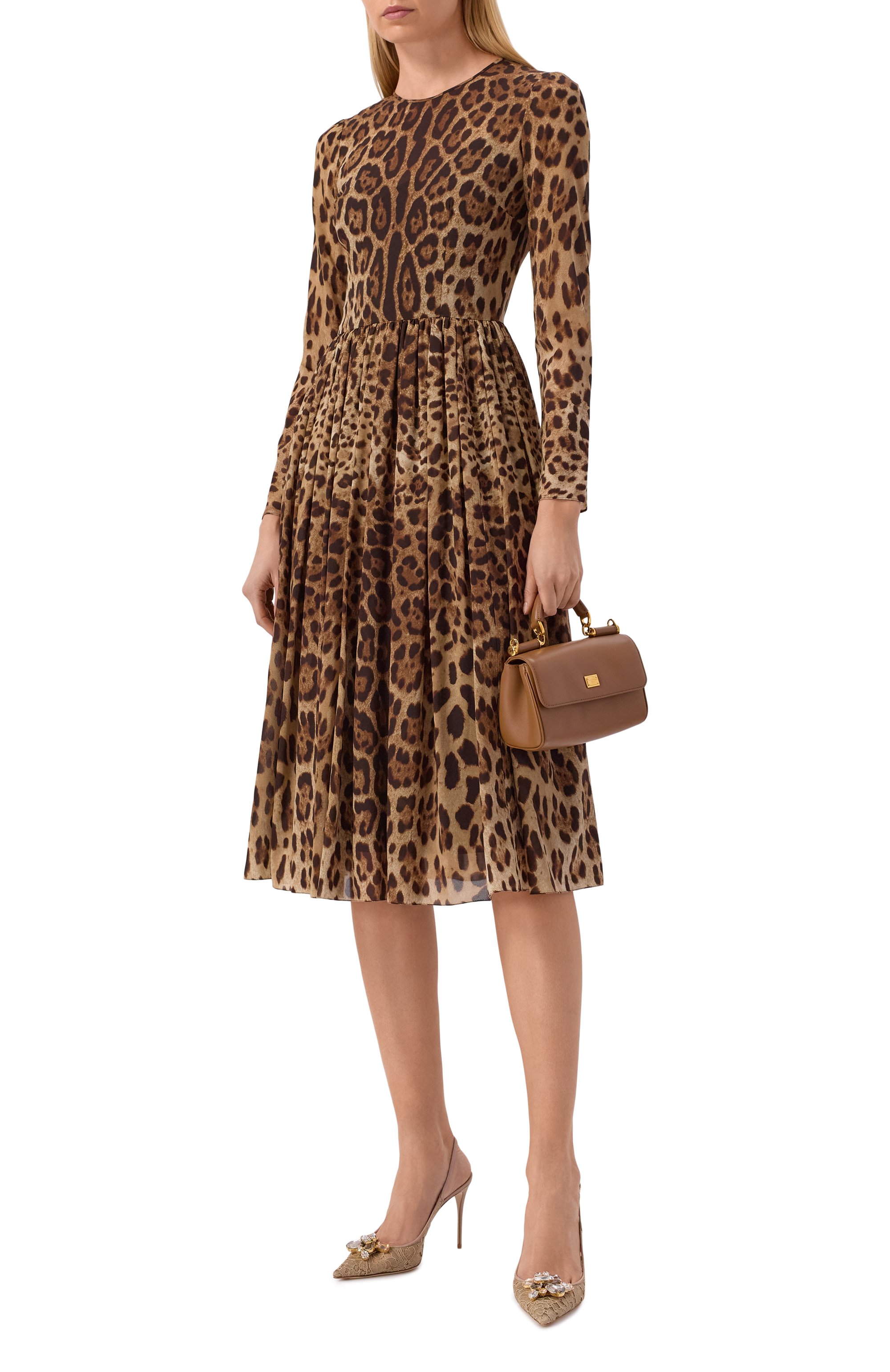 Шелковое платье DOLCE & GABBANA, арт. F6JGNT/FSA5N, фото 2