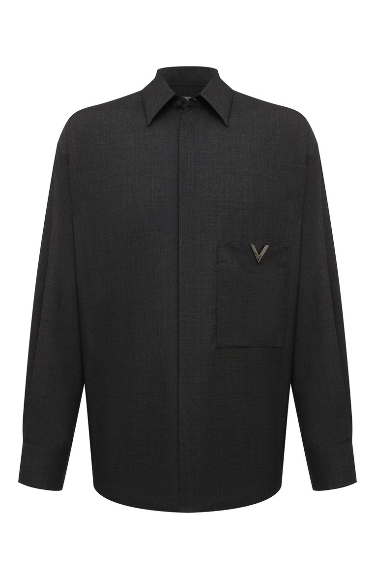 Шерстяная рубашка VALENTINO, арт. 5V0ABT90/AES, фото 1