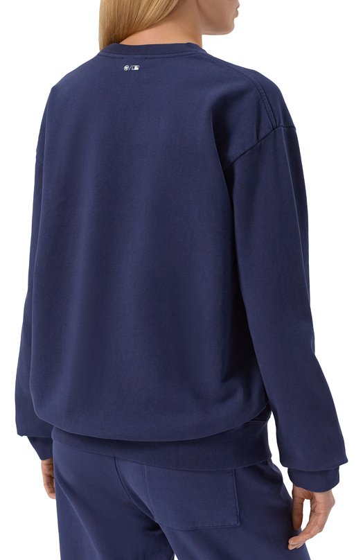 Хлопковый свитшот Sporty & Rich x LA Dodgers Sporty and Rich ST071627667BL106 Синий  ST071627667BL106 Фото 4