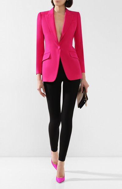 Жакет из смеси шерсти и шелка ALEXANDER MCQUEEN, арт. 610279/QJAAA, фото 2