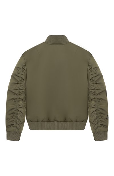 Бомбер OFF-WHITE хаки цвета по цене 45950 руб., арт. 0BEH002S26FAB001_001, фото 2 Бомбер OFF-WHITE, арт. 0BEH002S26FAB001_001, фото 2