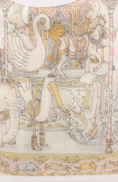 Хлопковый нагрудник ATELIER CHOUX, арт. SMALL BIB-CAR0USSEL-G0LD SNAPS, фото 3