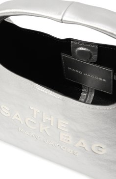 Женская сумка the sack bag mini MARC JACOBS (THE) серебряного цвета, арт. 2F4HSH019H04 | Фото 6 (Материал сплава: Проставлено; Драгоценные камни: Проставлено; Размер: mini; Материал: Натуральная кожа)