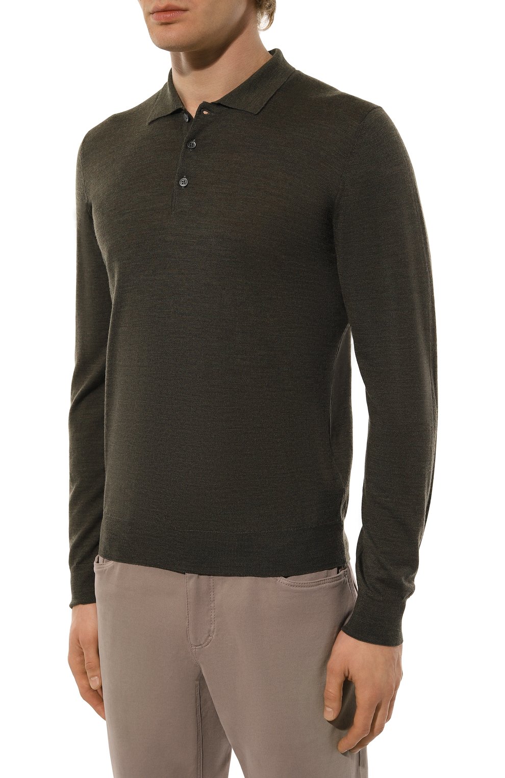 Шерстяное поло CORNELIANI, арт. 94M529-9425126, фото 3