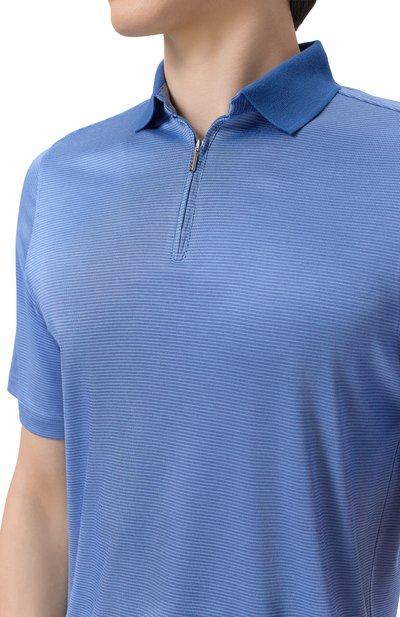 Шелковое поло ZILLI, арт. KZP002M0600VZLU00, фото 5