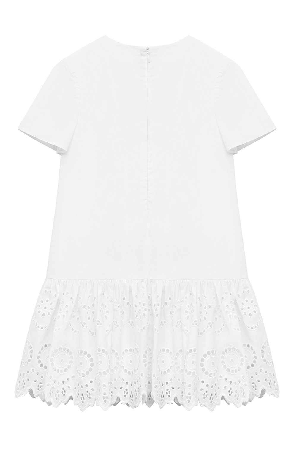 Хлопковое платье DOLCE & GABBANA белого цвета по цене 69950 руб., арт. L53DY3/G7NXY, фото 2 Хлопковое платье DOLCE & GABBANA, арт. L53DY3/G7NXY, фото 2