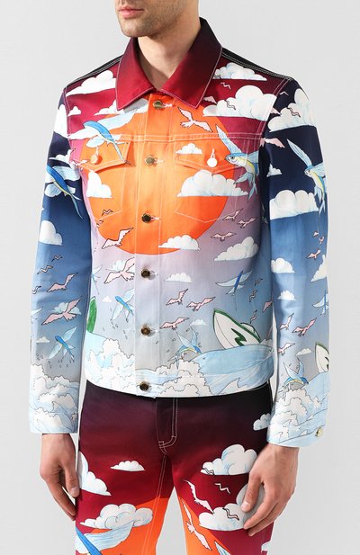 Джинсовая куртка CASABLANCA, арт. MS20-JK-003 CASABLANCA SPEED B0AT CLUB JACKET, фото 3