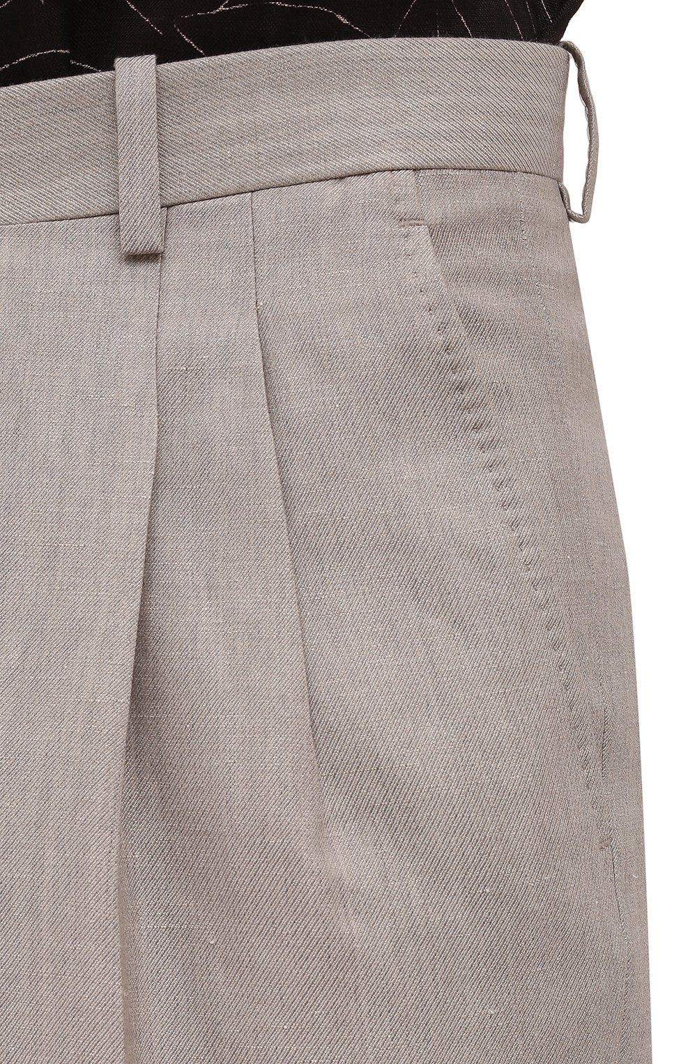 Брюки изо льна и шерсти BRIONI, арт. RPAI0N/P1115/CAPRI, фото 5