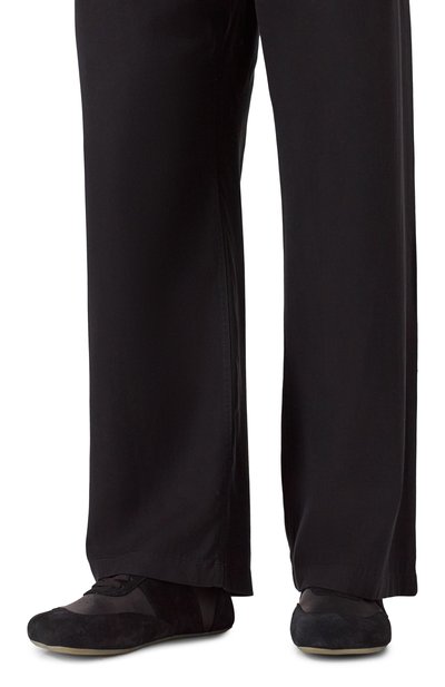 Кожаные кеды anatomic MM6 черного цвета по цене 54500 руб., арт. SH3WS0012/P6435, фото 3 Кожаные кеды anatomic MM6, арт. SH3WS0012/P6435, фото 3