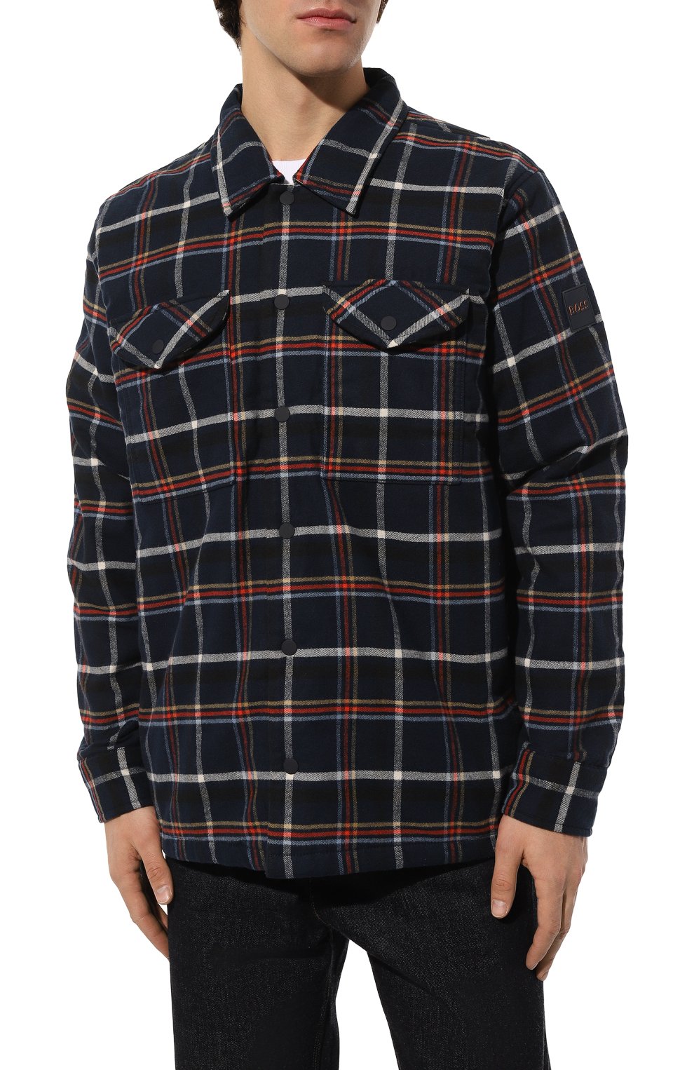 Хлопковая рубашка BOSS ORANGE, арт. 50484708, фото 3