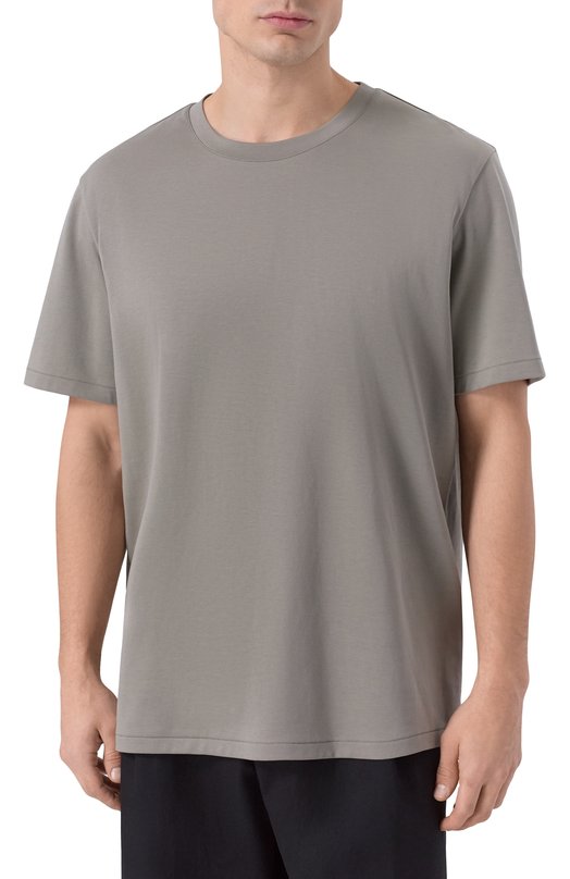 Хлопковая футболка Attachment AJ52-090 Хаки  AJ52-090 Фото 3