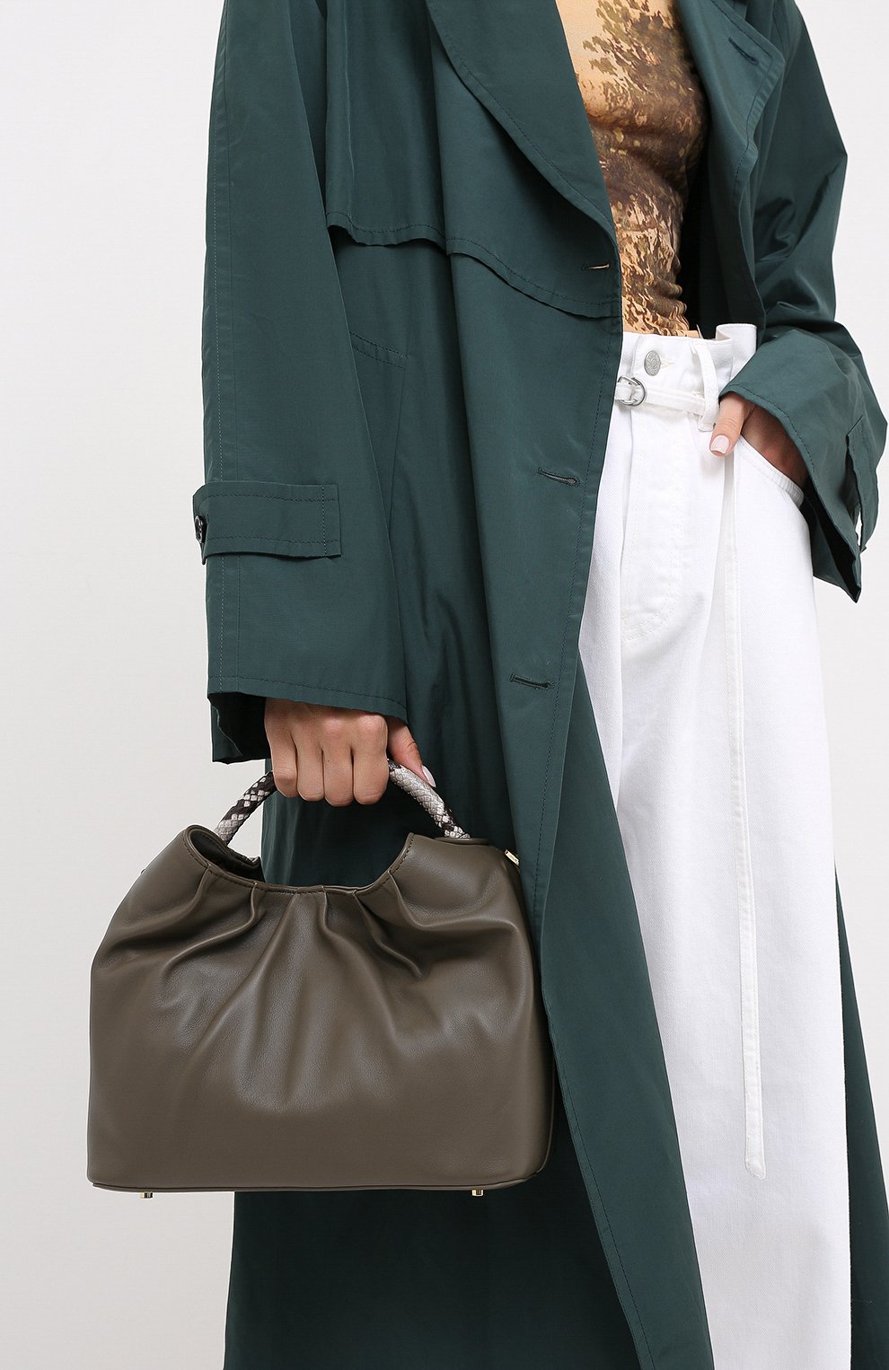 Сумка raisin small ELLEME, арт. LARGE DUMPLING/LAMBSKIN/C0W LEATHER, фото 2