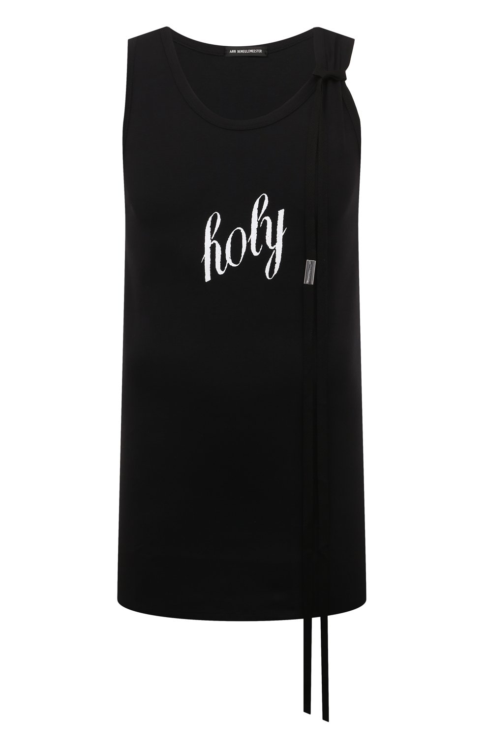 Хлопковая майка ANN DEMEULEMEESTER, арт. C000-M-JT020-12-FA045-099, фото 1