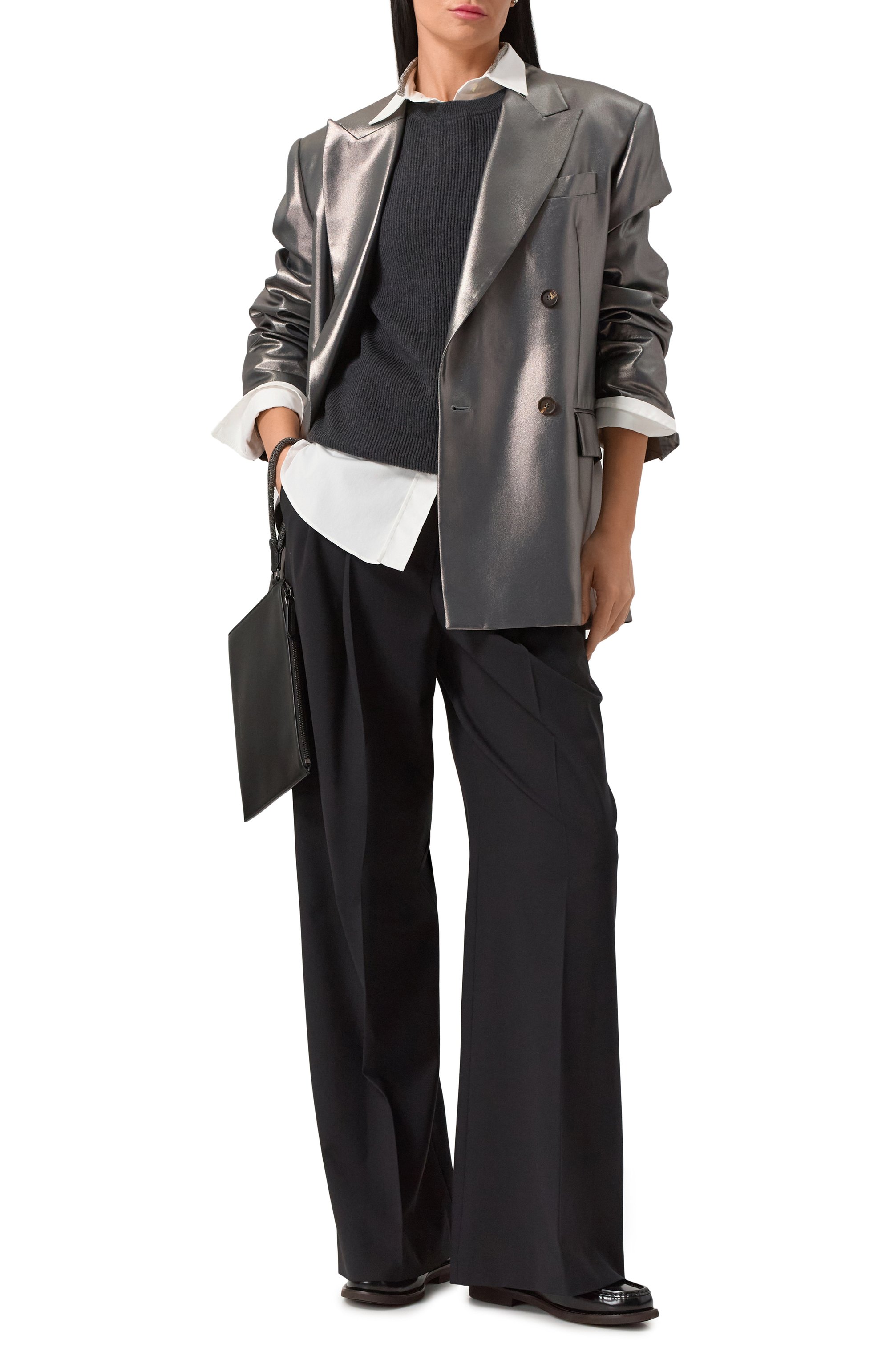 Кашемировый пуловер BRUNELLO CUCINELLI, арт. M12175400, фото 2