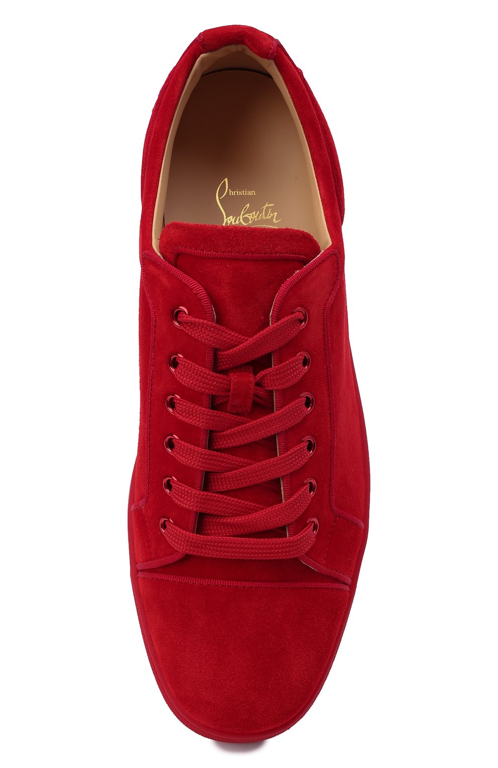Замшевые кеды fun louis junior CHRISTIAN LOUBOUTIN, арт. 1220230/FUN L0UIS JUNI0R FLAT, фото 6