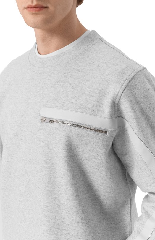 Свитшот из шерсти и кашемира MVST M25.1PM.H001/15951 Серый  M25.1PM.H001/15951 Фото 5