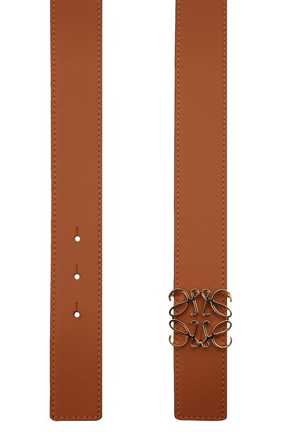 Кожаный ремень LOEWE коричневого цвета по цене 52100 руб., арт. 515.01.011, фото 2 Кожаный ремень LOEWE, арт. 515.01.011, фото 2