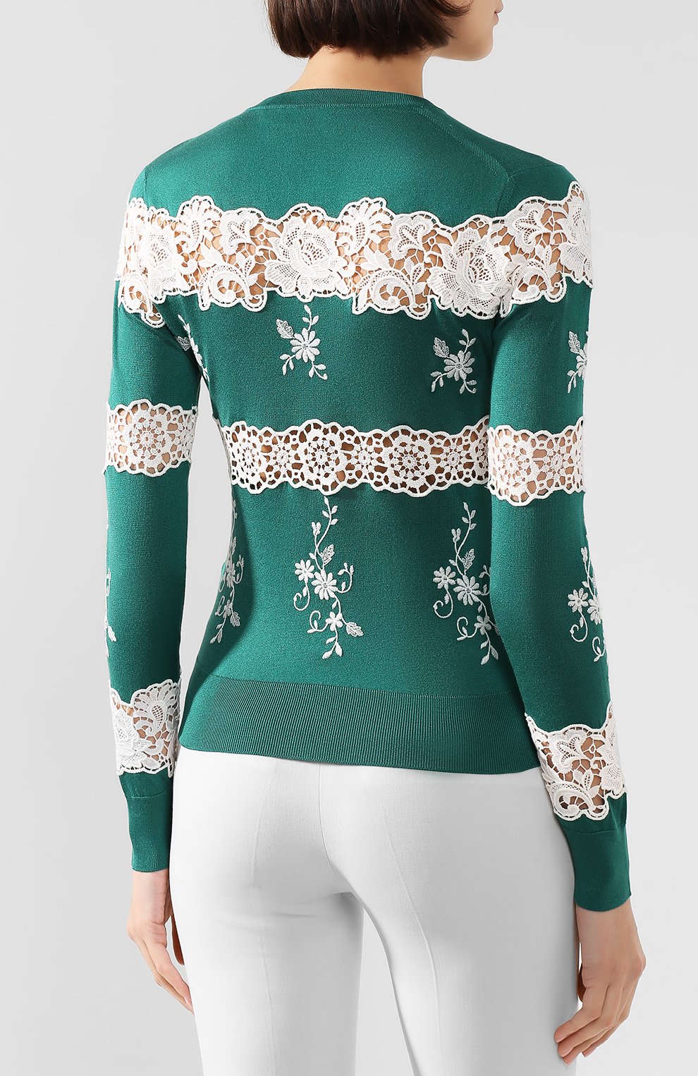 Кардиган из смеси шелка и хлопка DOLCE & GABBANA, арт. FX359T/JASFF, фото 4