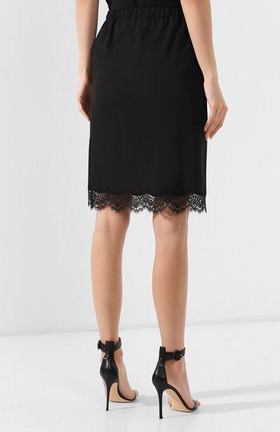 Юбка с кружевной отделкой ERMANNO ERMANNO SCERVINO, арт. 44 T GN10 PRA, фото 4