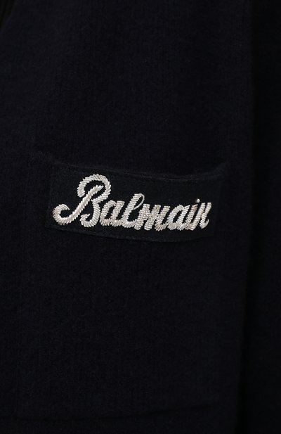 Шерстяной жакет BALMAIN темно-синего цвета по цене 238500 руб., арт. UF07849/K193, фото 5 Шерстяной жакет BALMAIN, арт. UF07849/K193, фото 5