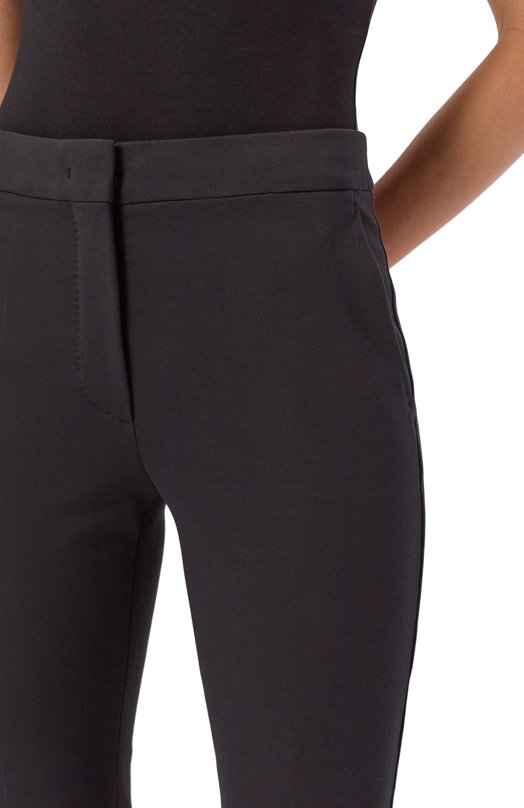 Брюки из вискозы Max Mara PEGN0 Чёрный  PEGN0 Фото 5