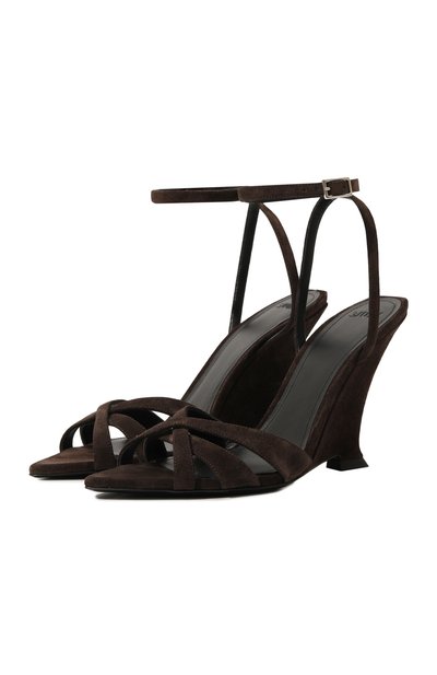 Женские замшевые босоножки pamela 100 3JUIN, арт. 325WC001.S.0877Y57