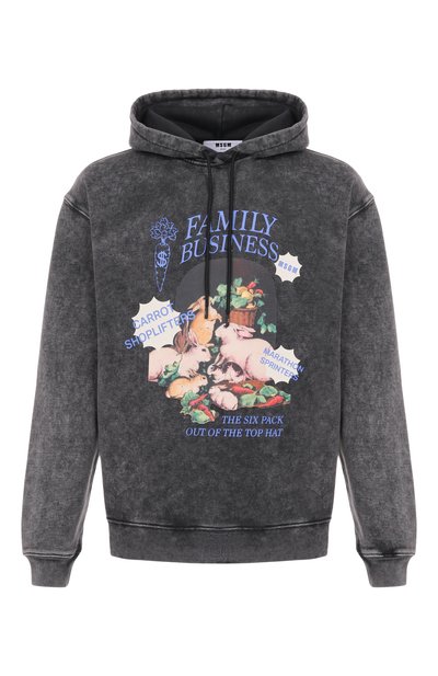 Мужской хлопковое худи MSGM, арт. 3940MM93SE/257584
