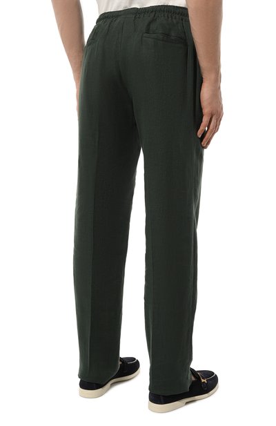 Льняные брюки KITON, арт. UPN01H08838, фото 4