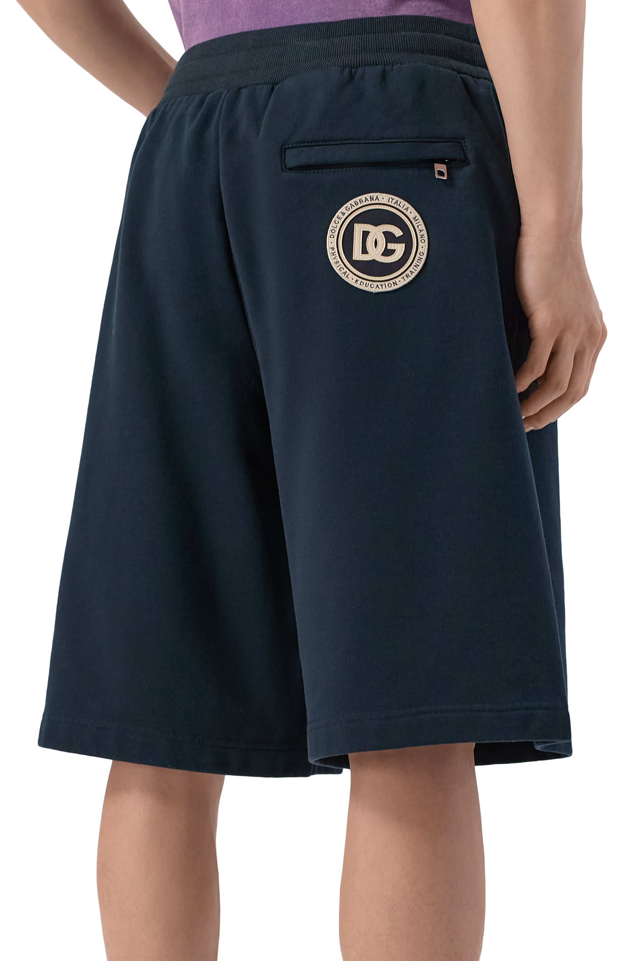 Хлопковые шорты DOLCE & GABBANA, арт. GVUZAZ/G7PZG, фото 4