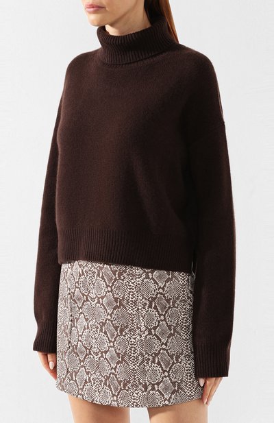 Кашемировый свитер REJINA PYO коричневого цвета по цене 53750 руб., арт. C095K/CASHMERE, фото 3 Кашемировый свитер REJINA PYO, арт. C095K/CASHMERE, фото 3