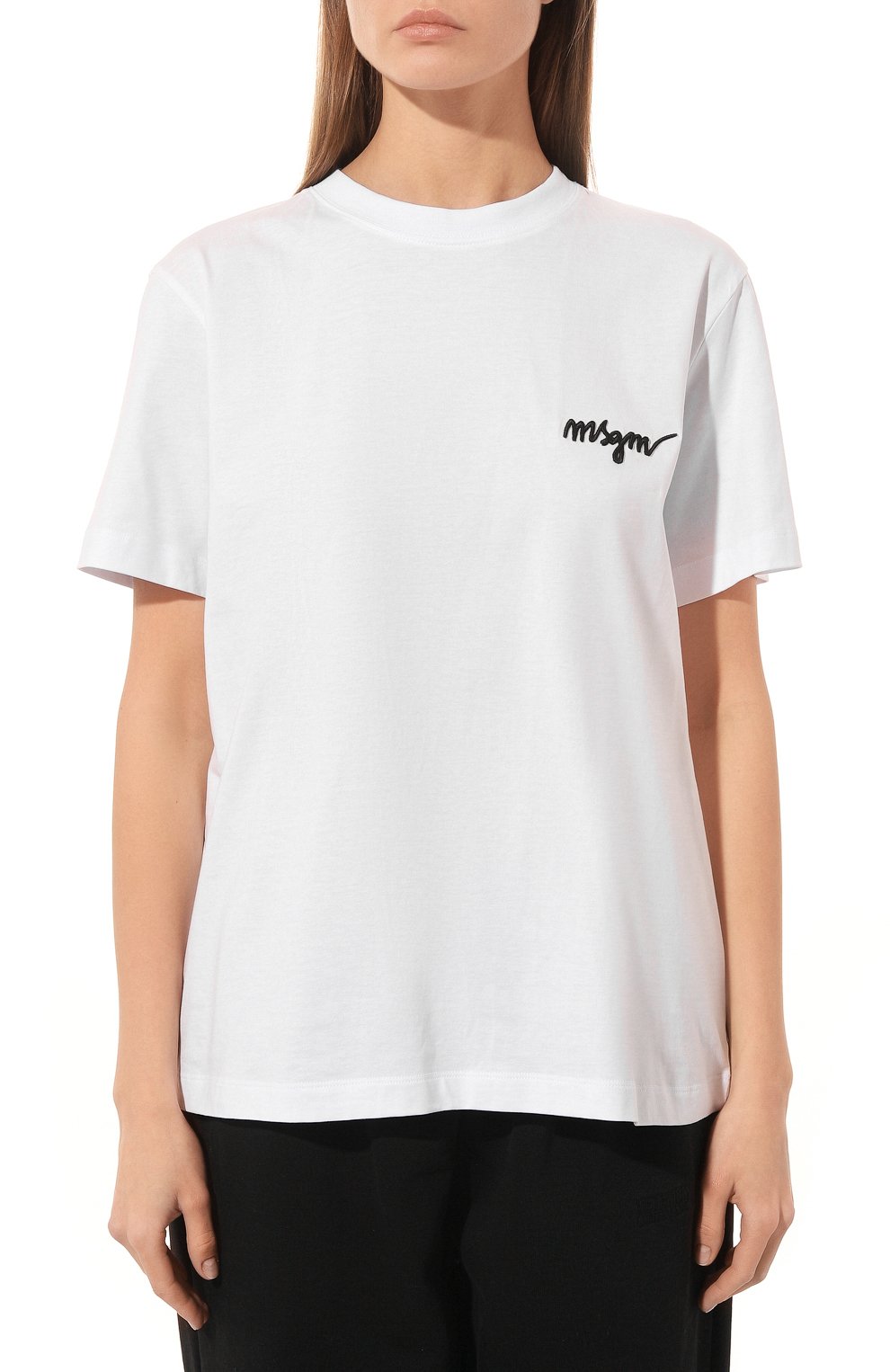 Хлопковая футболка MSGM, арт. 2000MDM540 200002, фото 3