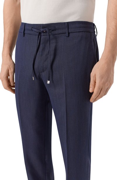 Брюки из шерсти и шелка ANDREA CAMPAGNA, арт. SPIAGGIA20/LP184U, фото 5