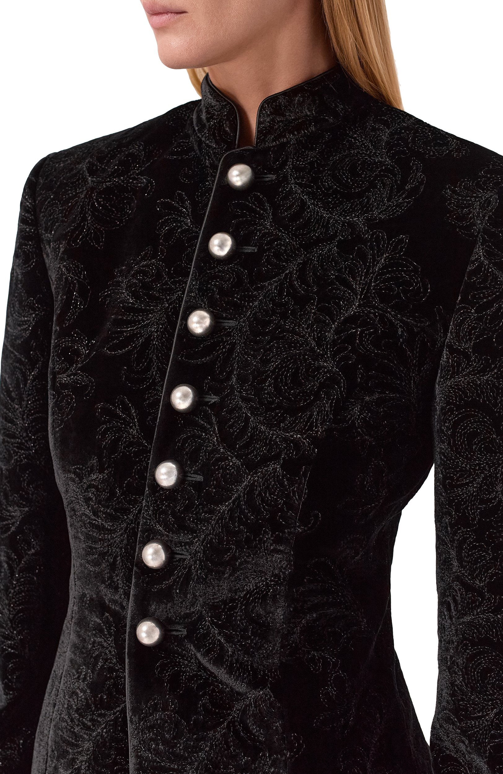 Жакет из вискозы и шелка ANN DEMEULEMEESTER, арт. B0014267/FA753, фото 5