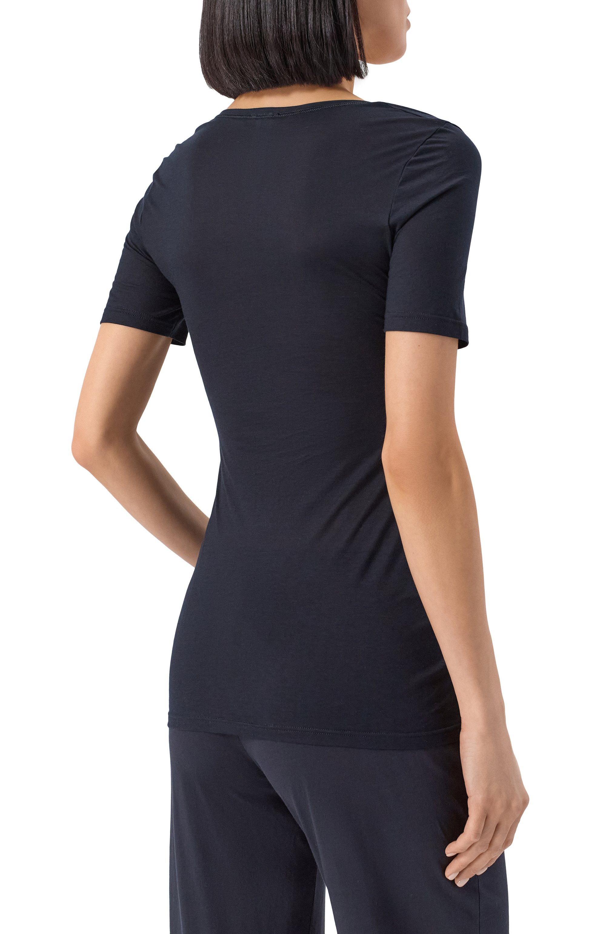 Хлопковая футболка HANRO, арт. 071827, фото 4