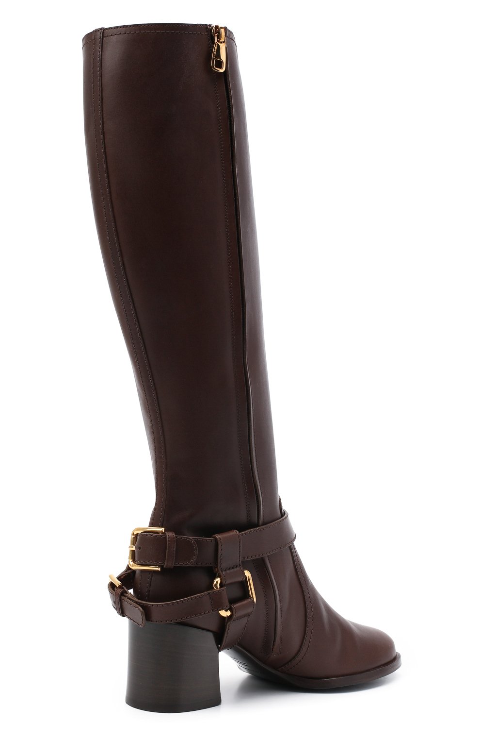 Кожаные сапоги DOLCE & GABBANA, арт. CU0680/AW673, фото 4