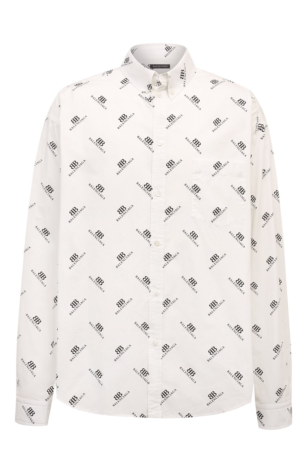 Хлопковая рубашка BALENCIAGA, арт. 662983/TQL14, фото 1