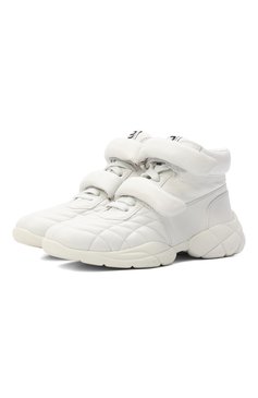 Кожаные кроссовки MIU MIU, арт. 5T439D-038-F0009, фото 1