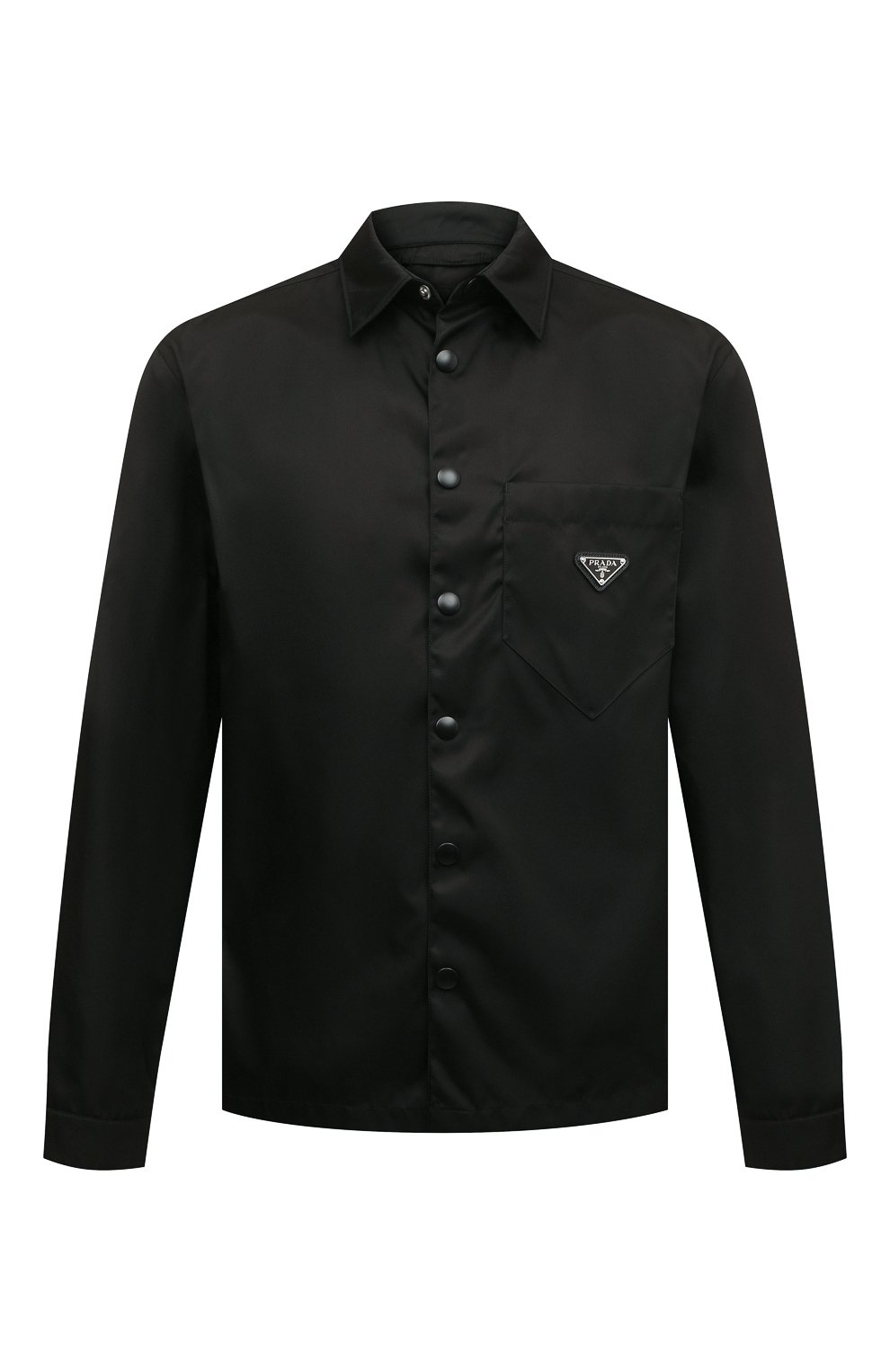 Рубашка PRADA черного цвета по цене 125000 руб., арт. SC514-1WQ8-F0002-202, фото 1 Рубашка PRADA, арт. SC514-1WQ8-F0002-202, фото 1