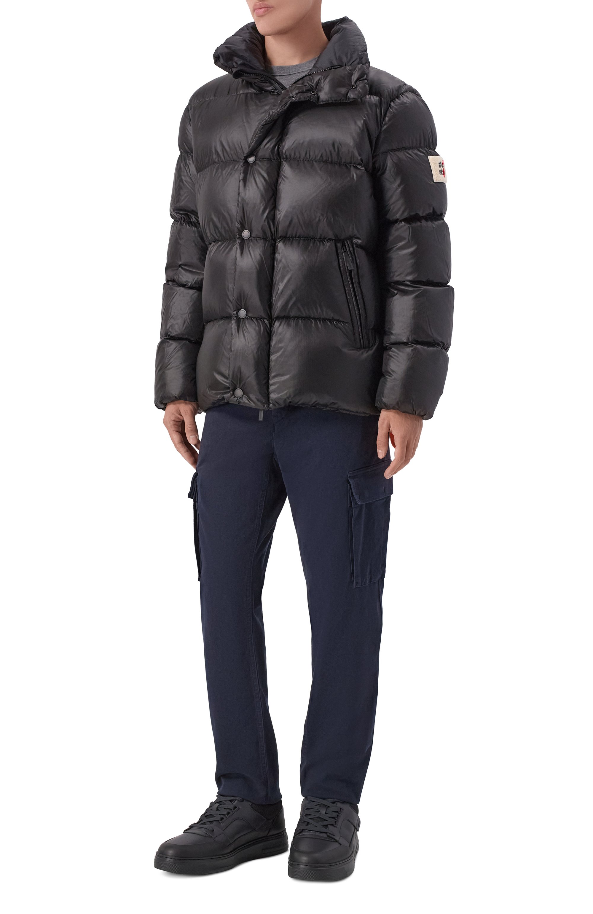 Кожаные кеды EMPORIO ARMANI, арт. EM002855/AF18018, фото 2