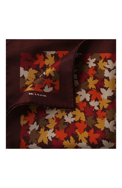Мужской шелковый платок KITON, арт. UP0CHCX02S55