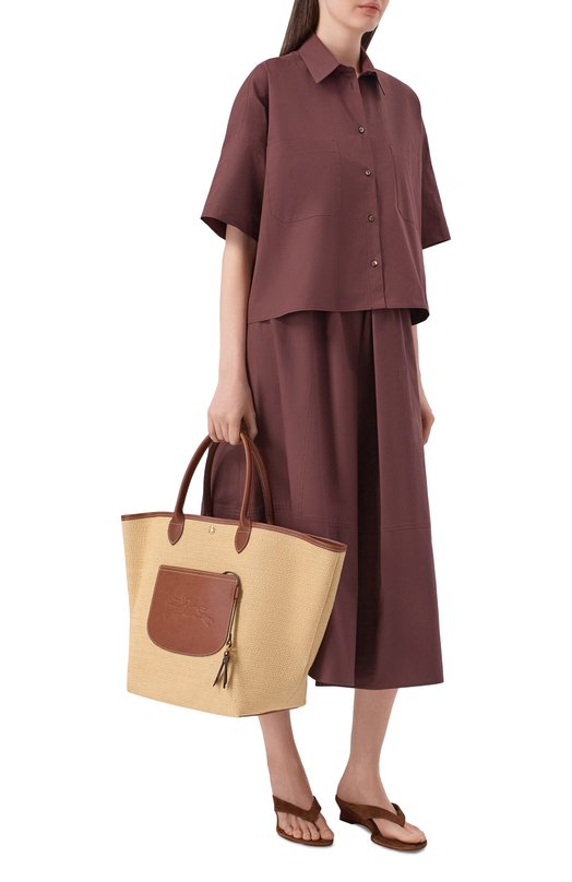 Сумка Le Pliage Collection large Longchamp 10308HGK/HGK Бежевый  10308HGK/HGK Фото 3