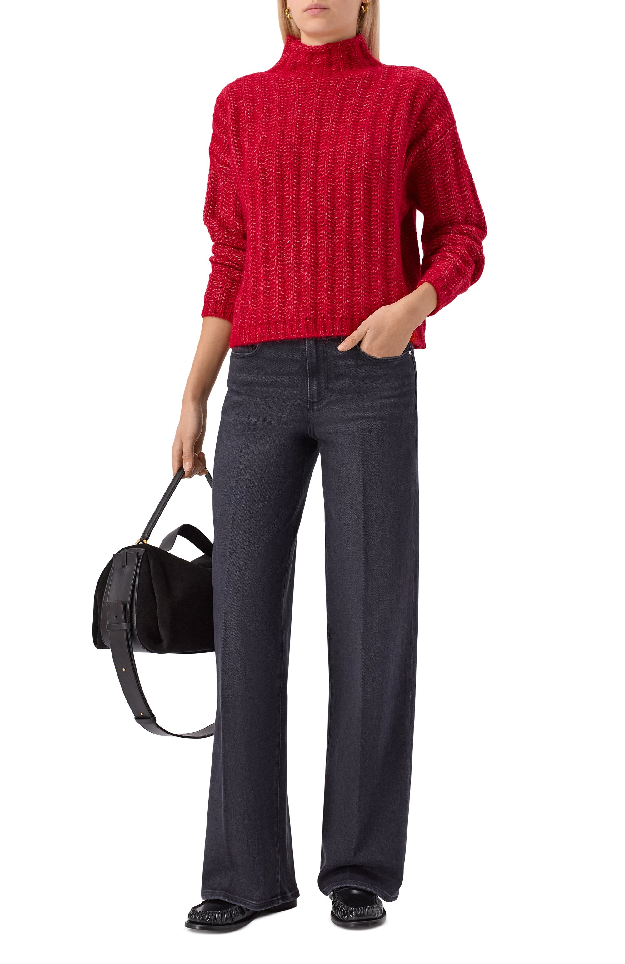 Свитер из хлопка и шерсти HUGO, арт. 50550210, фото 2