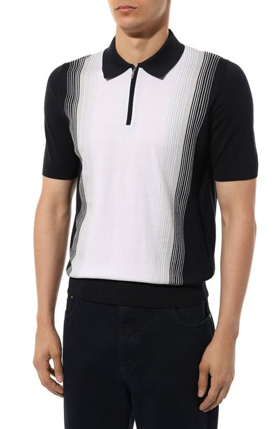 Поло из хлопка и шелка ZILLI, арт. KZP002M0142VZIS00, фото 3