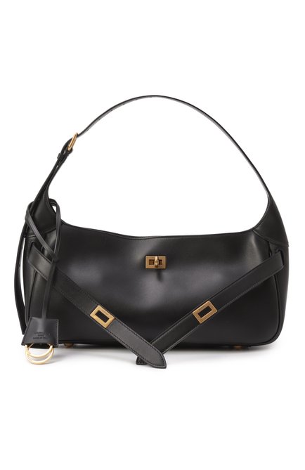 Женская сумка bel air small BALENCIAGA черного цвета, арт. 810680/2ABAV | Фото 1 (Размер: small; Материал сплава: Проставлено; Материал: Натуральная кожа; Драгоценные камни: Проставлено)