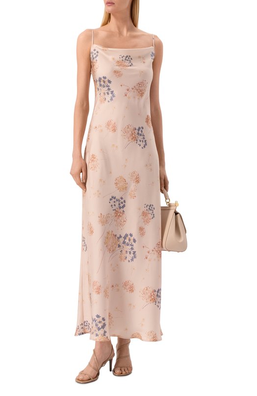 Шелковое платье Colombo AB00370/F/T0666-11-2E Бежевый  AB00370/F/T0666-11-2E Фото 2