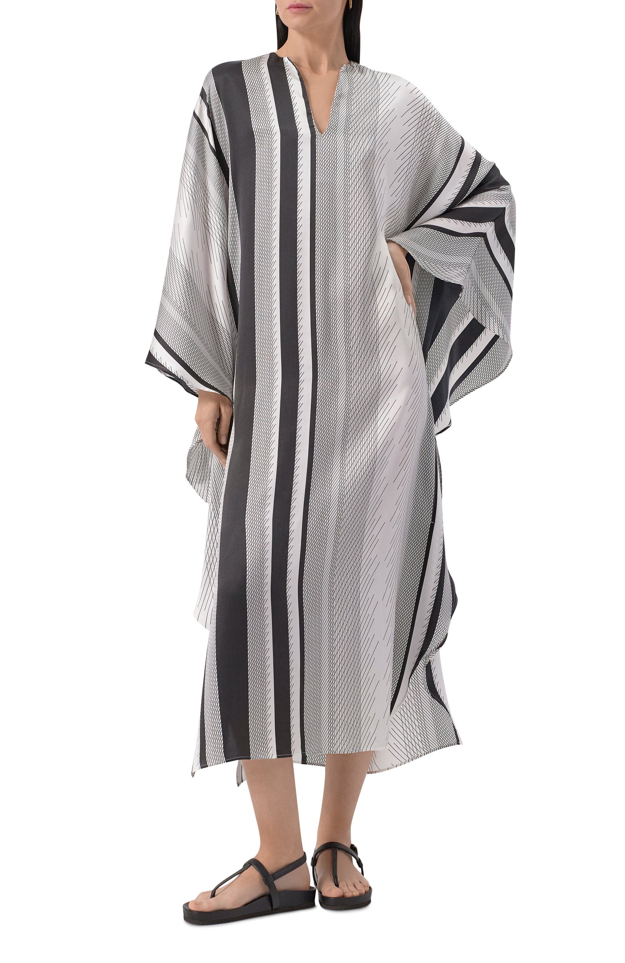 Шелковая туника KITON, арт. D49342K0963E01, фото 2